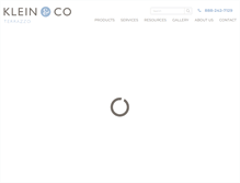 Tablet Screenshot of kleincoinc.com